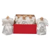 Hot Christmas Forever ANGEL ORN. 7″ SILVER/WHITE 9PC/DISPLAY BOX