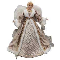 Sale Christmas Forever ANGEL TREE TOP 16″ CHAMPAGNE/GOLD