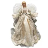 Online Christmas Forever ANGEL TREE TOP 16″ CHAMPAGNE/SILVER