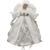 New Christmas Forever ANGEL TREE TOP 16″ SILVER/WHITE