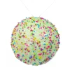Discount Christmas Forever BALL DECOR CANDY GREEN 100MM W/ MULTI SPRINKLES