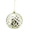 Discount Christmas Forever BALL DIAMOND CUT 150MM SHINY LIGHT GOLD