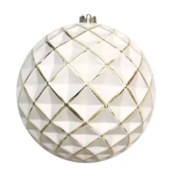 Sale Christmas Forever BALL DIAMOND LOOK 120MM WHITE/ GOLD