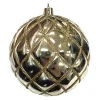 Discount Christmas Forever BALL DIAMOND PT. 100MM SHINY GOLD W/ GOLD GLTR.