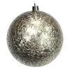 Online Christmas Forever BALL EMBOSSED 150MM MATT GOLD