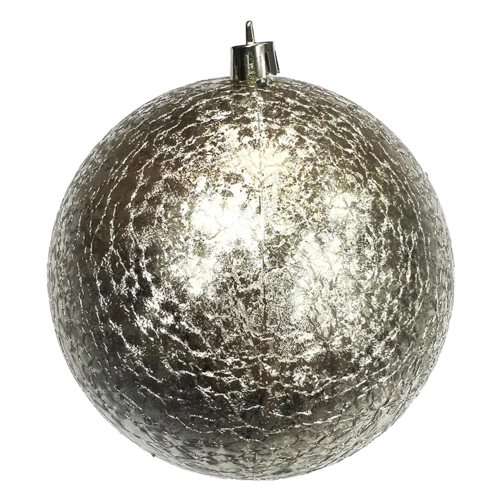 Online Christmas Forever BALL EMBOSSED 150MM MATT GOLD