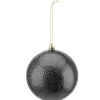 Best Christmas Forever BALL EMBOSSED 100MM SHINY BLACK