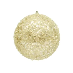 Outlet Christmas Forever BALL GLITTER & ICE 150MM CHAMPAGNE