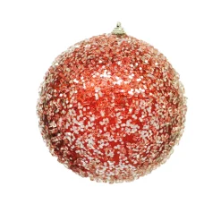 Sale Christmas Forever BALL GLITTER & ICE 150MM RED