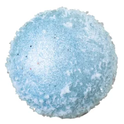 Discount Christmas Forever BALL GLITTER & SNOW 100MM ICE BLUE