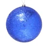 Online Christmas Forever BALL GLITTER 125MM BLUE MIDNIGHT