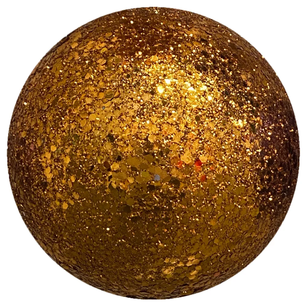 Hot Christmas Forever BALL GLITTER 120MM COPPER