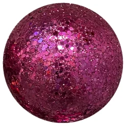 New Christmas Forever BALL GLITTER 120MM FUCHSIA