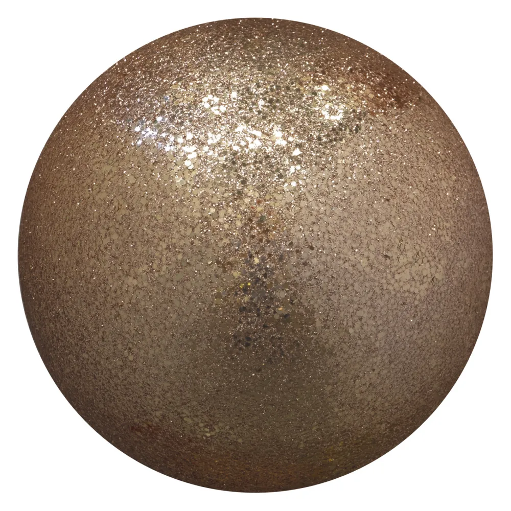 Hot Christmas Forever BALL GLITTER 120MM LIGHT COPPER
