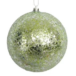 Hot Christmas Forever BALL GLITTER 100MM MINT GREEN