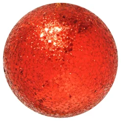 Clearance Christmas Forever BALL GLITTER 250MM RED