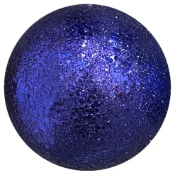 Outlet Christmas Forever BALL GLITTER 100MM SAPPHIRE BLUE