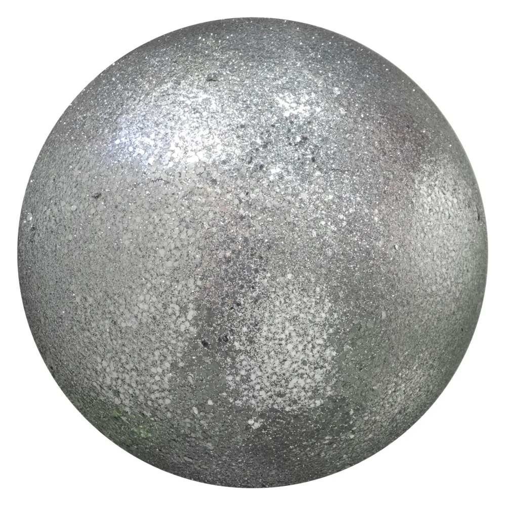 Online Christmas Forever BALL GLITTER 200MM SILVER