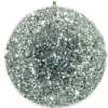 Sale Christmas Forever BALL GLITTER-3D 125MM SILVER
