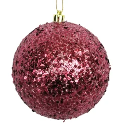 Outlet Christmas Forever BALL GLITTER-MIXED 100MM BOYSENBERRY