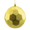 Sale Christmas Forever BALL HEX 120MM MATT LIGHT GOLD
