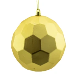 Sale Christmas Forever BALL HEX 120MM MATT LIGHT GOLD