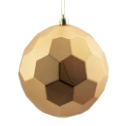 Best Christmas Forever BALL HEX 120MM MATT ROSE GOLD