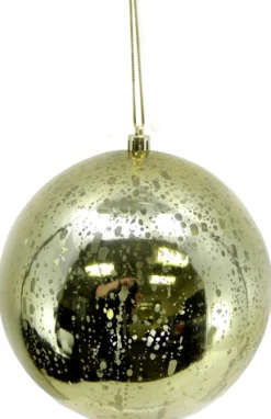Outlet Christmas Forever BALL MERCURY FINISH 150MM CHAMPAGNE