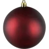 Clearance Christmas Forever BALL 90MM MATT BURGUNDY