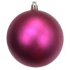 Christmas Forever BALL 90MM MATT DARK FUSHIA
