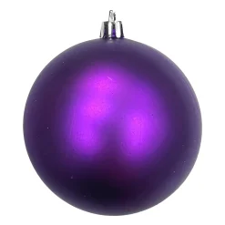 Clearance Christmas Forever BALL 90MM MATT DARK PURPLE