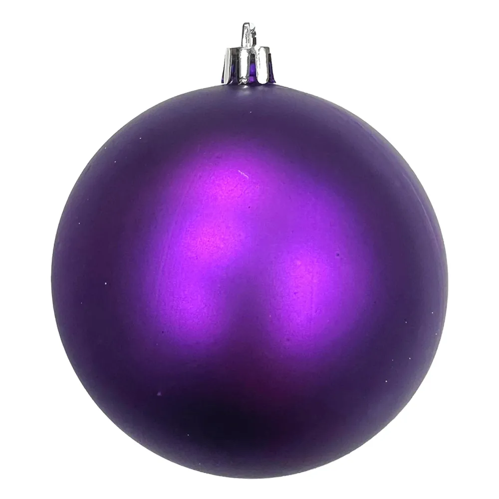 Clearance Christmas Forever BALL 90MM MATT DARK PURPLE