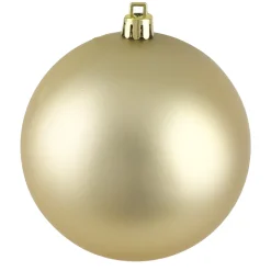 Clearance Christmas Forever BALL 90MM MATT LIGHT GOLD