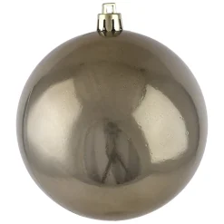 Clearance Christmas Forever BALL 90MM PEARL DARK TAUPE