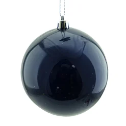 Christmas Forever BALL 90MM PEARL NAVY BLUE
