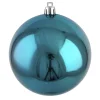 Christmas Forever BALL 90MM SHINY FRENCH BLUE