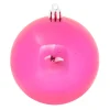 Discount Christmas Forever BALL 90MM SHINY FUCSHIA