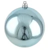 Christmas Forever BALL 90MM SHINY LT BLUE