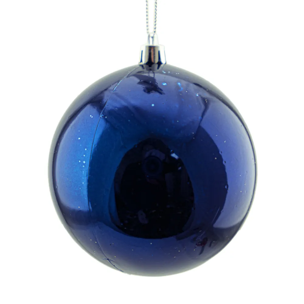 Hot Christmas Forever BALL 90MM SHINY NAVY BLUE