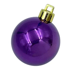 Christmas Forever BALL 90MM SHINY PLUM