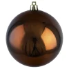 Clearance Christmas Forever BALL 90MM SHINY RUSTY COPPER
