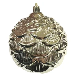 Sale Christmas Forever BALL PINECONE LOOK 100MM SHINY GOLD