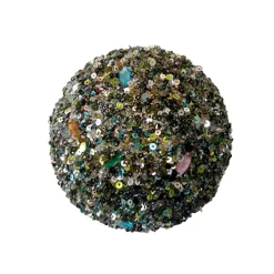 Online Christmas Forever BALL SEQUIN & BEAD 4″ PEACOCK