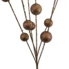 Outlet Christmas Forever BALL SPRAY 16″ BROWN GLITTER