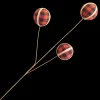 Clearance Christmas Forever BALL SPRAY 30″ RED/BLK PLAID