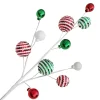 Hot Christmas Forever BALL SPRAY MIXED 23″X11 RED/ GREEN/ WHITE SEQUIN