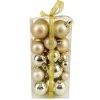 Outlet Christmas Forever BALLS BOXED 36PC 20/30/40MM GOLD SHINY/ MATT