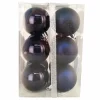 Hot Christmas Forever BALLS BOXED 12PC 60MM ROYAL BLUE SHINY/ MATT