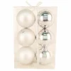 Discount Christmas Forever BALLS BOXED 6PC 100MM SILVER SHINY/ MATT