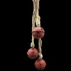 New Christmas Forever BELL RED DOOR HANGER 15.75″ ANTIQUE FINISH